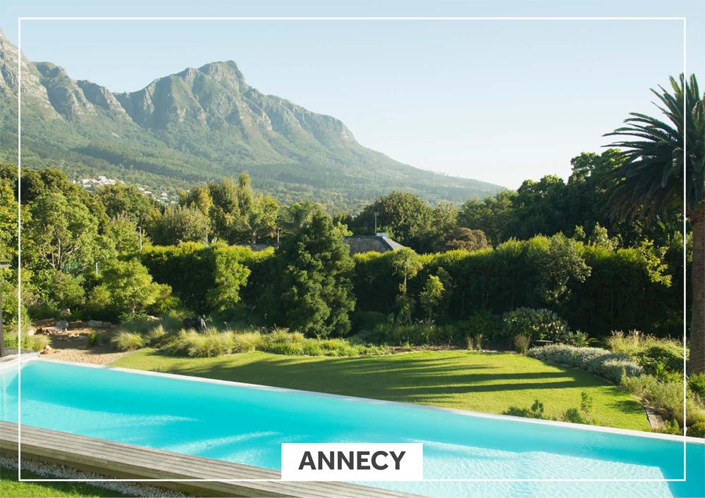 Annecy Piscine à fond plat de 10,00 m x 3,00 m x 1,55 m