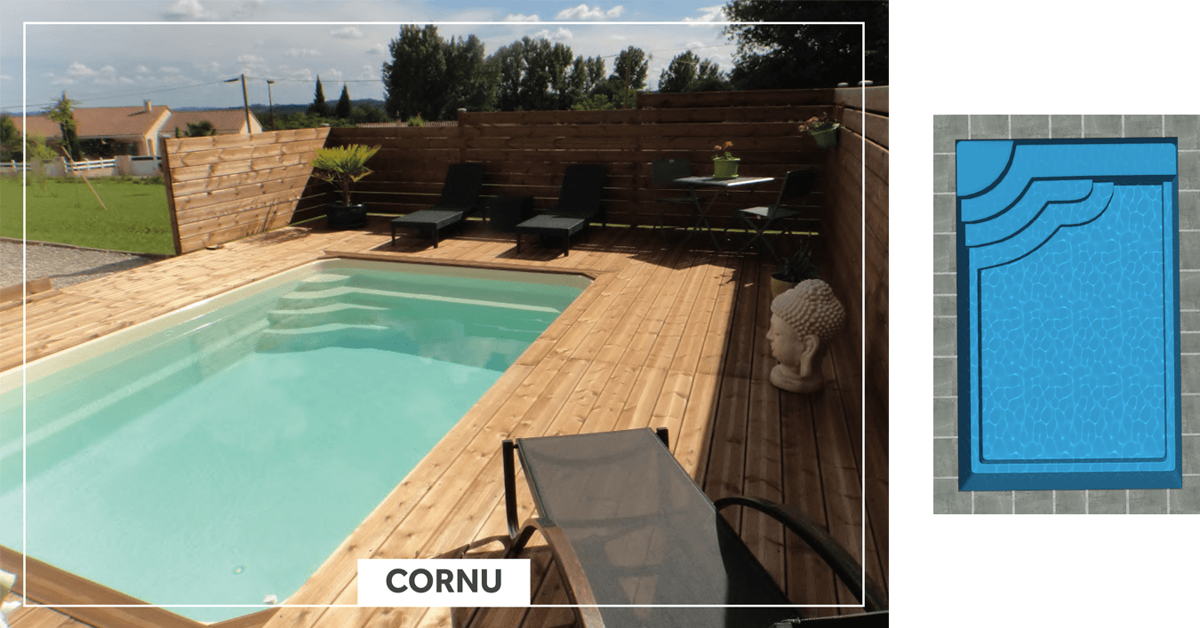 Cornu Dimensions : 4,60 m - 3,00 m - 1,40 m