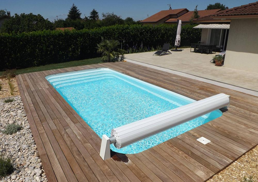 Déclic R 800 Piscine à fond plat de 8,00 m x 3,70 m x 1,50 m