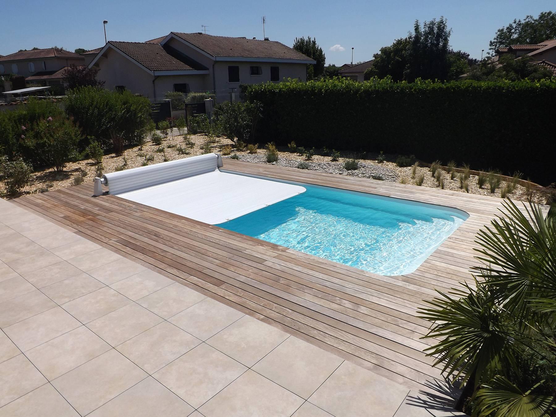 Déclic R 800 Piscine à fond plat de 8,00 m x 3,70 m x 1,50 m