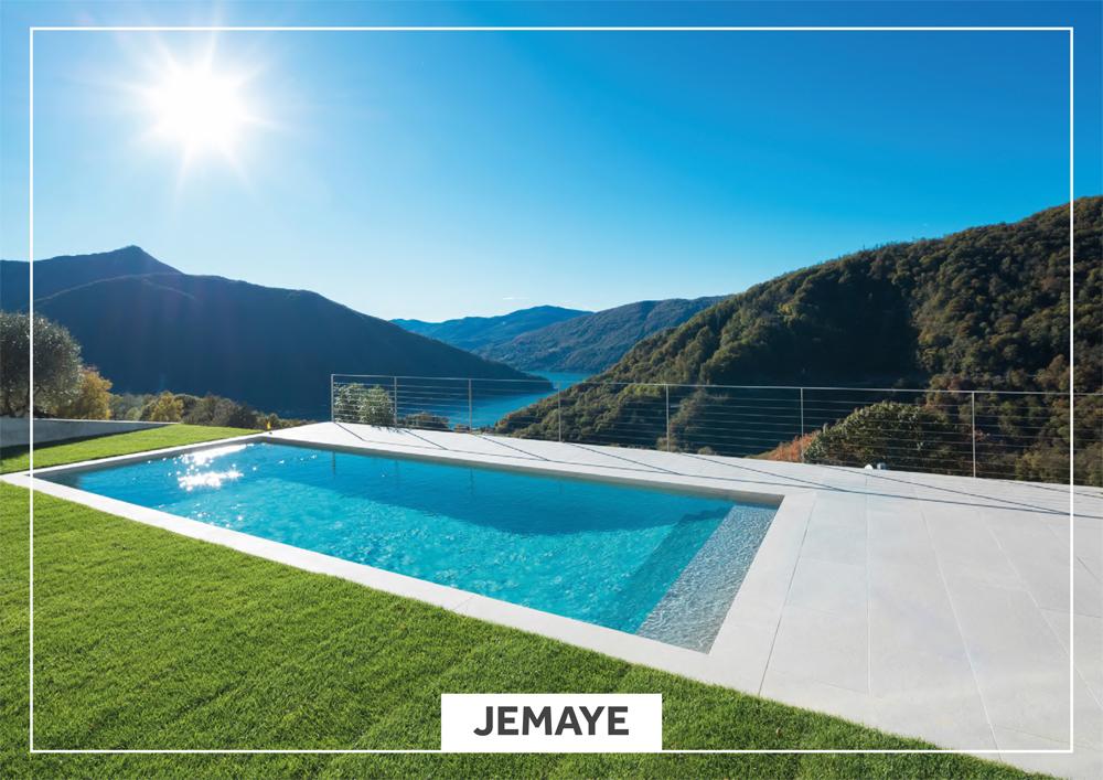 Jemaye Piscine à fond plat de 7,00 m x 3,00 m x 1,50 m