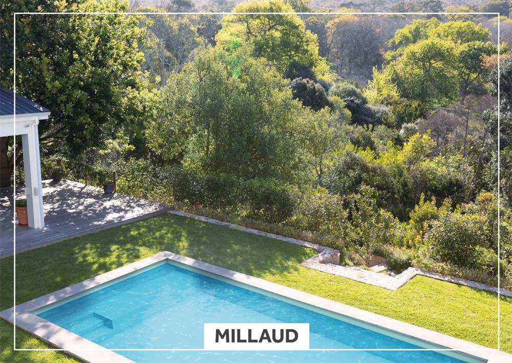 Millaud Piscine à fond plat de 7,00 m x 3,50 m x 1,50 m